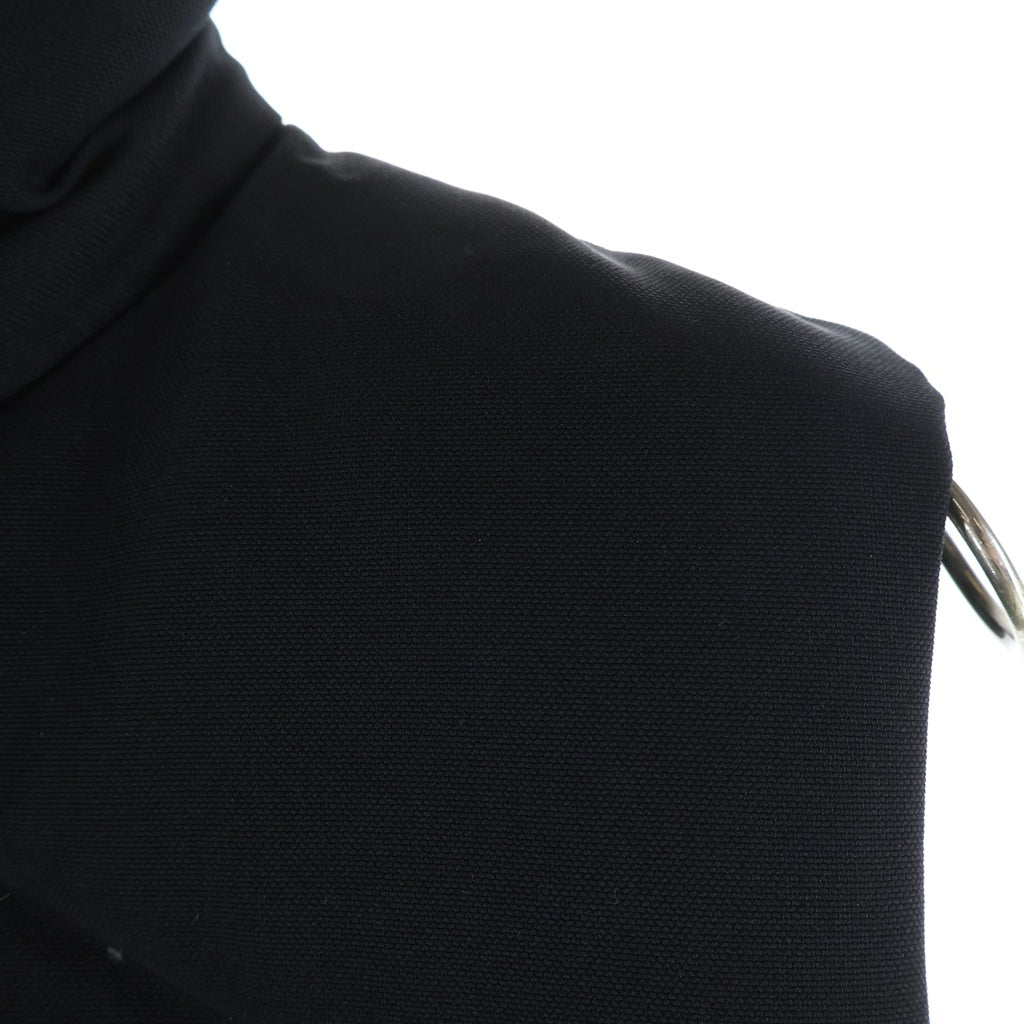 HERMES(エルメス) 裏地総柄 ロングダウンジャケット レディース ブラック