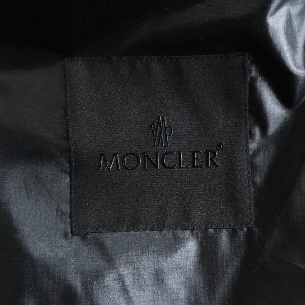 MONCLER(モンクレール) 22SS APTERA GIUBBOTTO ラバーロゴワッペン付きダウンベスト グレー H10911A00014