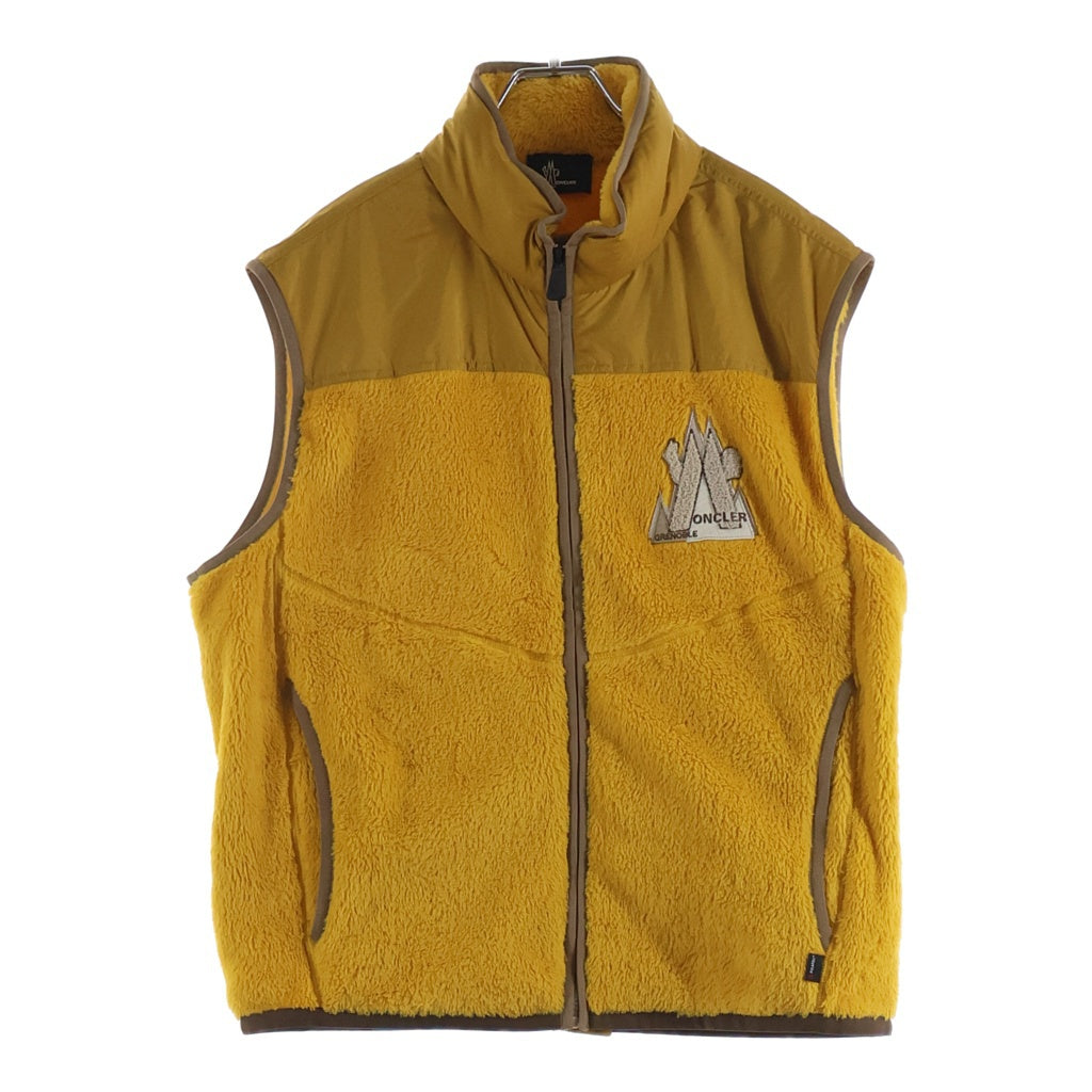 MONCLER GRENOBLE(モンクレールグルノーブル) 24AW GILET フリースベスト イエロー J20978G00012