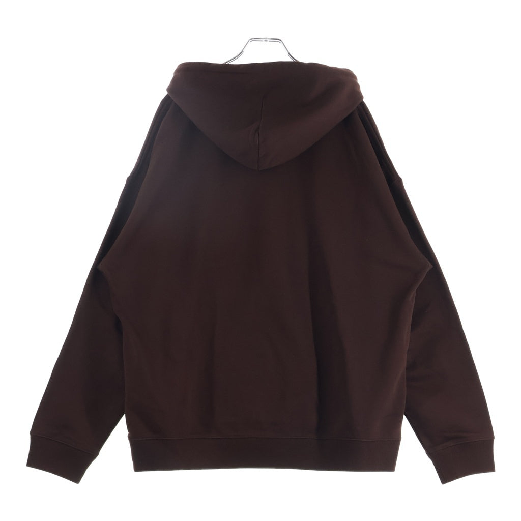 LOEWE(ロエベ) ANAGRAM PATCH POCKET HOODIE アナグラムパッチポケットフーディ プルオーバーパーカー ボルドー H526Y25X30