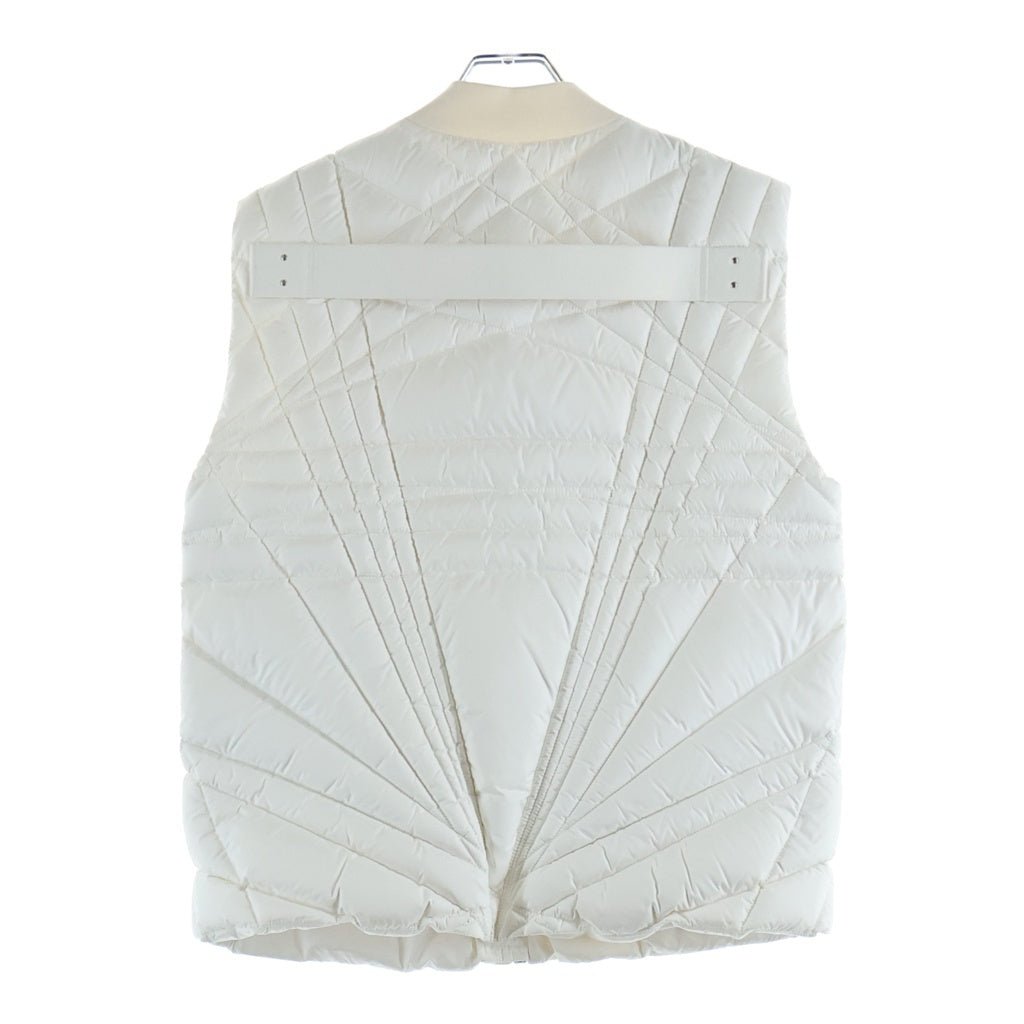 Rick Owens(リックオウエンス) ×MONCLER MEGAPENTA FLIGHT DOWN VEST モンクレール メガペンタ フライトダウンベスト ホワイト J209N1A00003