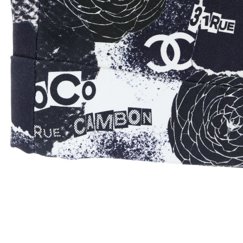 CHANEL(シャネル) カメリア ココボタン ショートパンツ ハーフパンツ ブラック/ホワイト P63237V48711