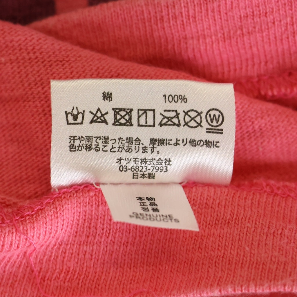 HUMAN MADE(ヒューマンメイド) ハートロゴ フロントプリント 半袖 クルーネック Tシャツ カットソー ピンク