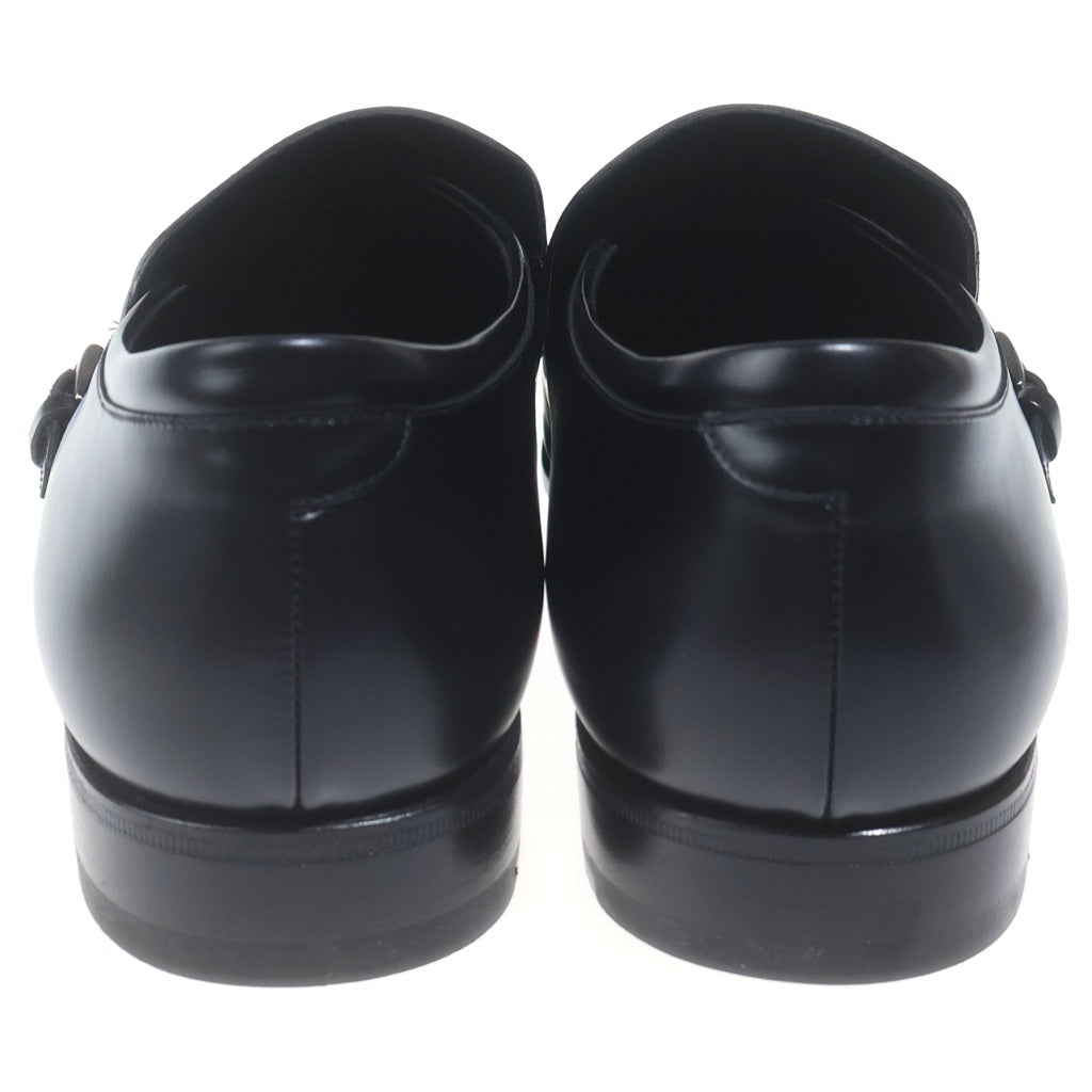 PRADA(プラダ) スクエアトゥ ビジネスシューズ ローファー レザー ブラック C017100 C017100