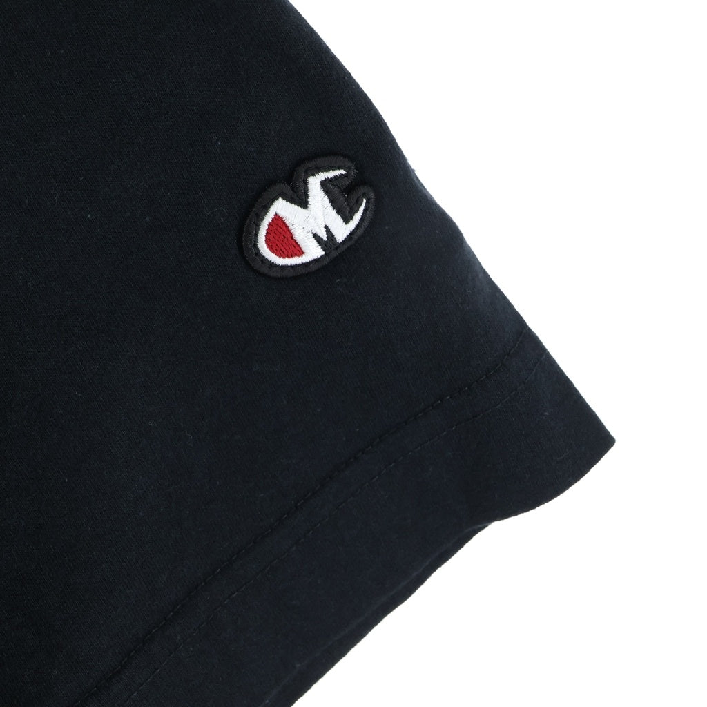 MAISON MIHARAYASUHIRO(メゾンミハラヤスヒロ) グラフィック 両面プリント 半袖 クルーネック カットソー Tシャツ ブラック A10TS712
