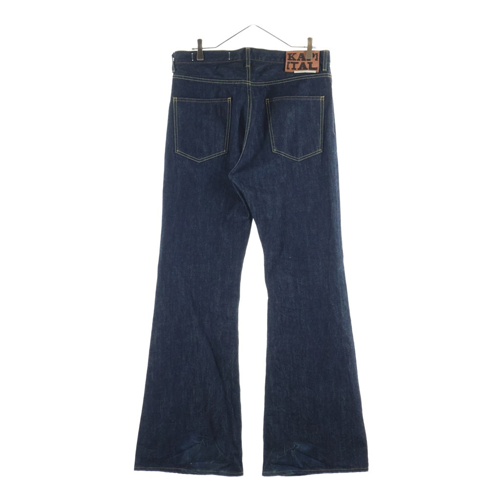 KAPITAL(キャピタル) 5P OKABELLBO フレア デニムパンツ インディゴ SLP108
