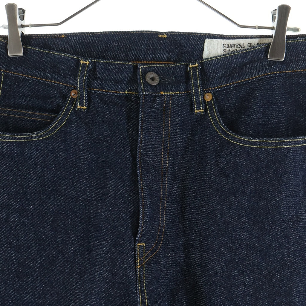 KAPITAL(キャピタル) 5P OKABELLBO フレア デニムパンツ インディゴ SLP108