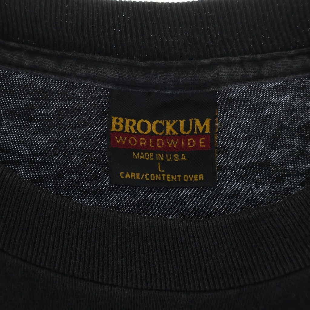 VINTAGE(ヴィンテージ) 90s VINTAGE BON JOVI WORLD TOUR BROCKUM S/S TEE ボンジョビ ワールドツアー ブロッカムタグ 両面プリント クルーネック 半袖Tシャツ ブラック