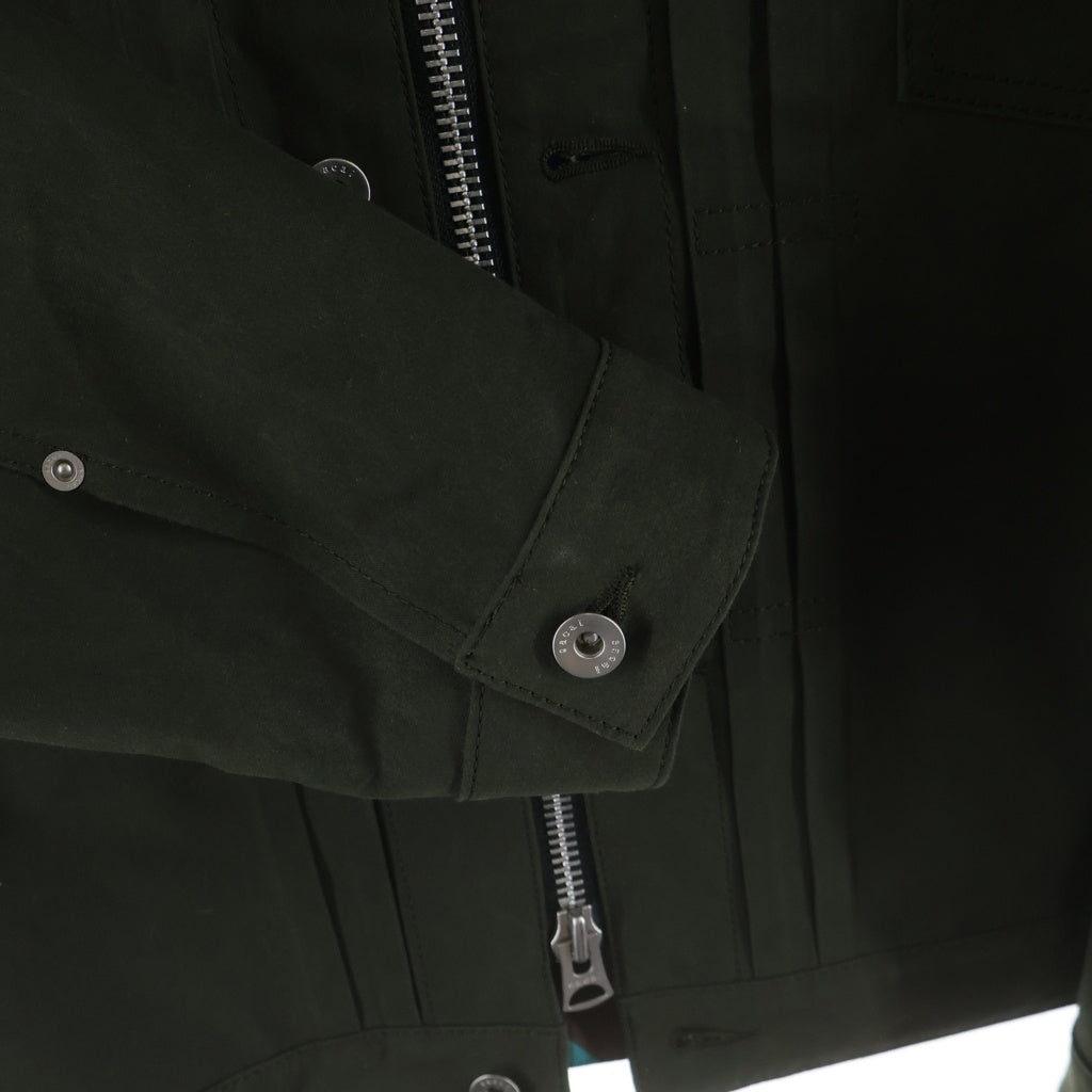 Sacai(サカイ) 21AW ×KAWS サイドジップ ボンディングトラッカージャケット カーキ 21-02565M