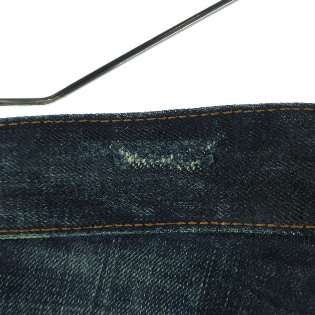 DSQUARED2(ディースクエアード) ワックスコーティング加工 デニム スキニー パンツ インディゴ S71LA0363