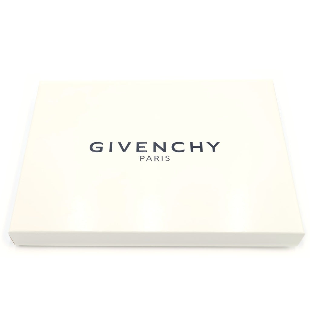 GIVENCHY(ジバンシィ) ロゴプリント ジップ クラッチバッグ ブラック 箱
