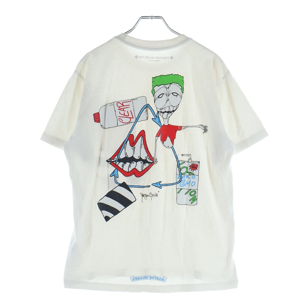 CHROME HEARTS(クロムハーツ) ×MATTY BOY Retro Cycle Tee 半袖 クルーネック Tシャツ ホワイト