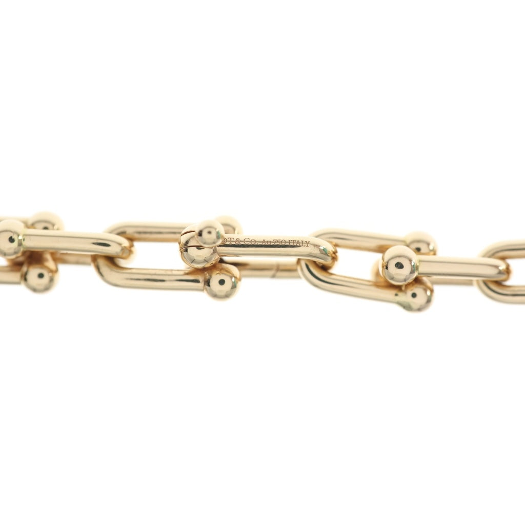 TIFFANY & Co.(ティファニー) ハードウェア ミディアムリンク チェーン Au750 ネックレス ゴールド