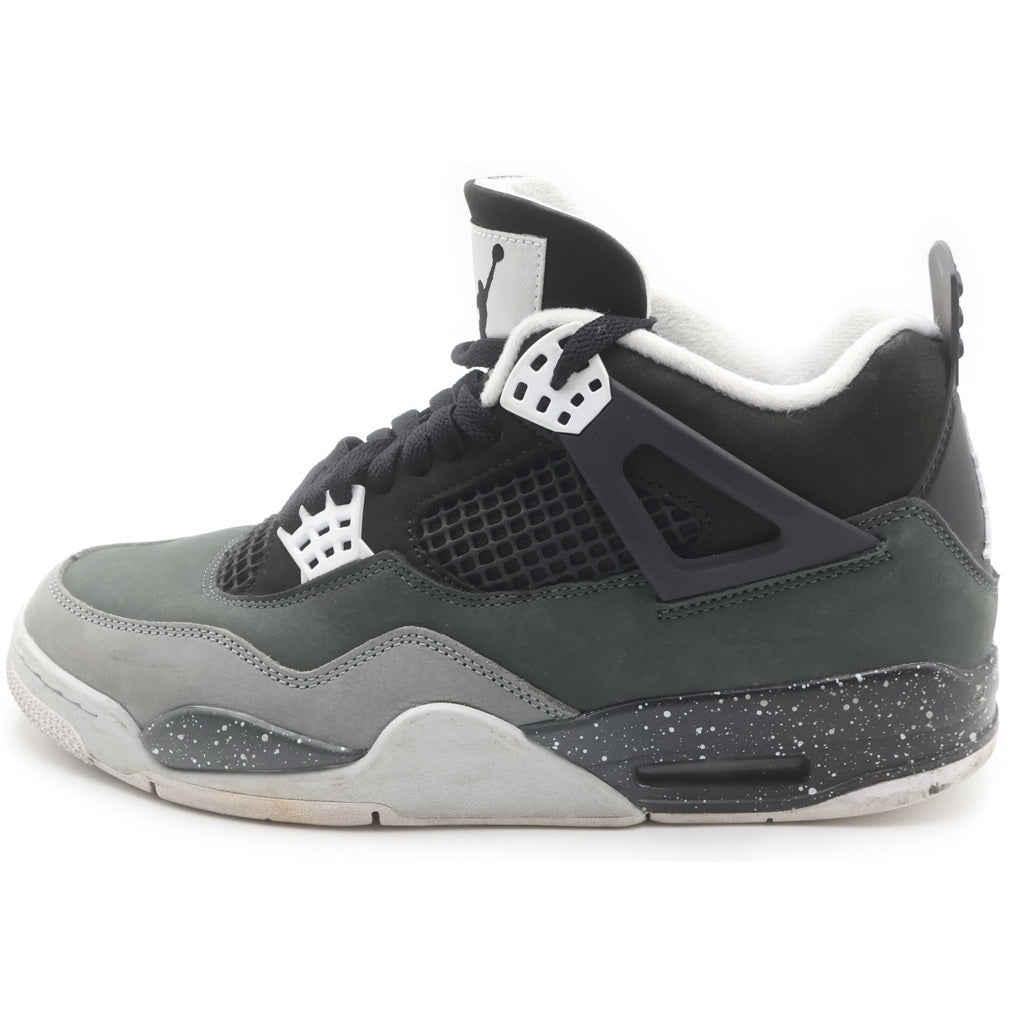NIKE(ナイキ) AIR JORDAN 4 RETRO Fear エアジョーダン レトロ フィアー ミッドカットスニーカー ブラック/グレー US9.5/27.5cm FQ8138-002
