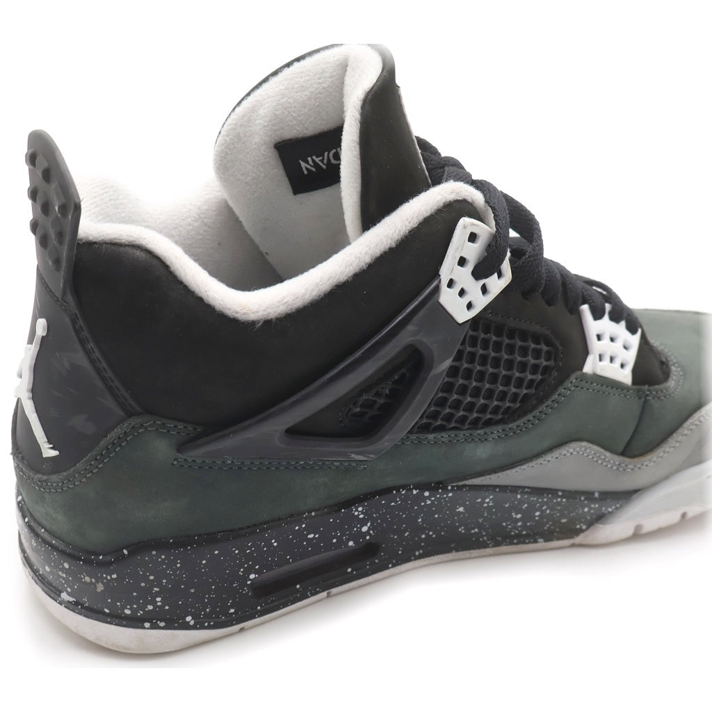 NIKE(ナイキ) AIR JORDAN 4 RETRO Fear エアジョーダン レトロ フィアー ミッドカットスニーカー ブラック/グレー US9.5/27.5cm FQ8138-002
