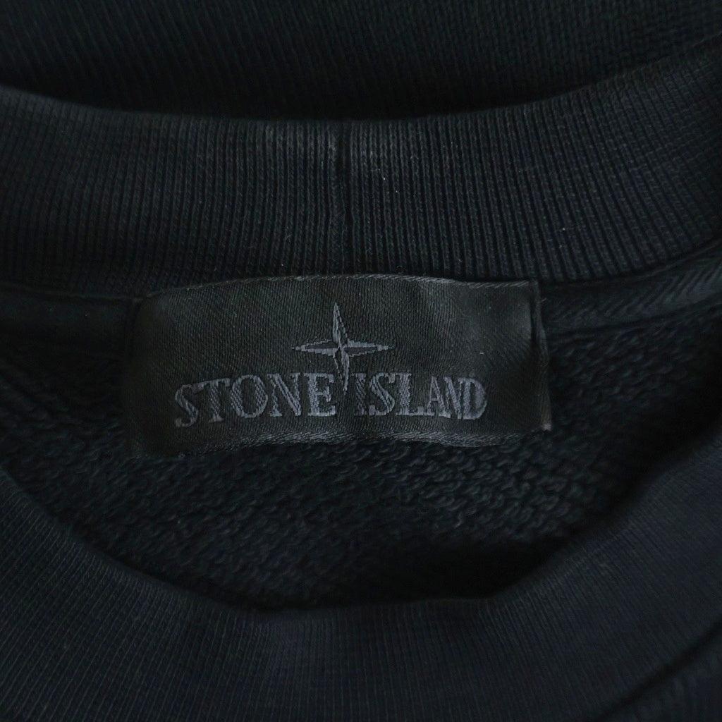 STONE ISLAND(ストーンアイランド) HEAVY ORGANIC COTTON FLEECE_S.I. GHOST 長袖 クルーネック スウェット トレーナー L1S156100028S0F42