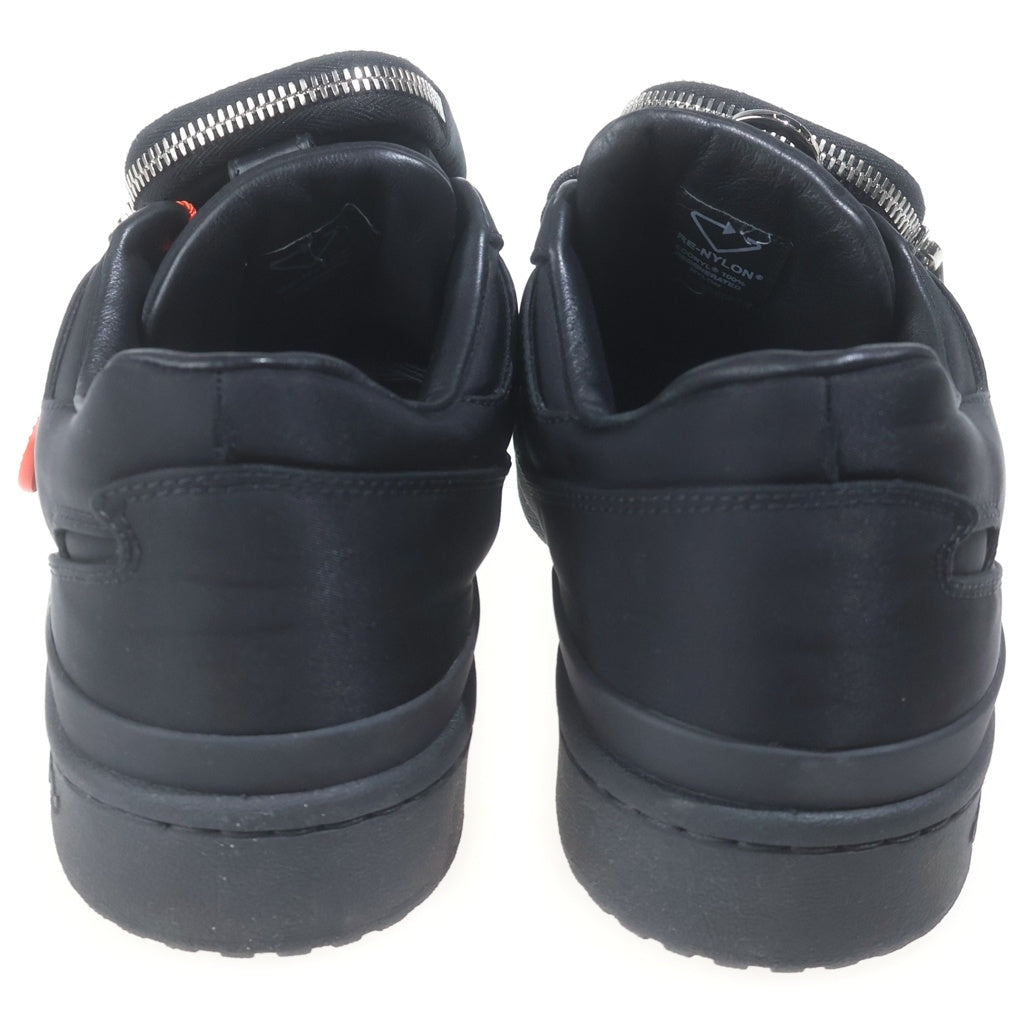 PRADA(プラダ) ×adidas Forum Low アディダス 三角ロゴプレート ローカットスニーカー ブラック GY7043