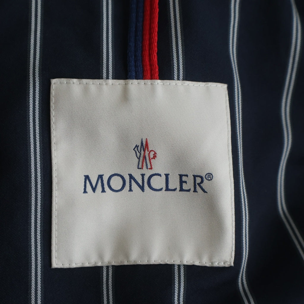MONCLER(モンクレール) 26AW HADERU GIUBBOTTO 袖ロゴワッペン デニム カバーオール インディゴ L20911G00005 598X1