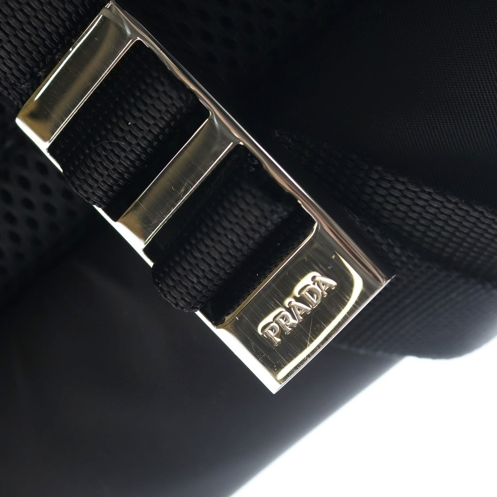 PRADA(プラダ) Nylon BackPack ナイロン バックパック トライアングルロゴプレート ブラック 2VZ034