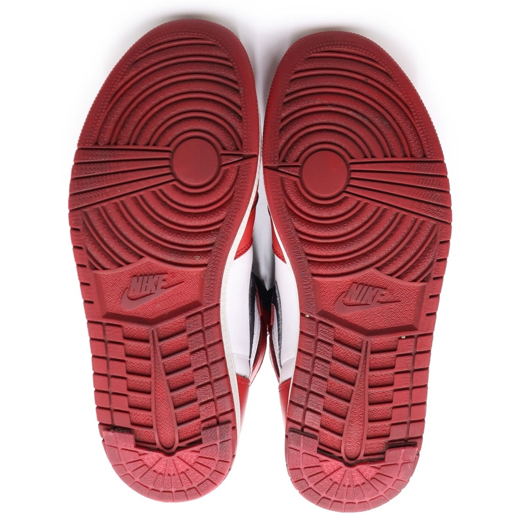 NIKE(ナイキ) 2015年 AIR JORDAN 1 RETRO HIGH OG CHICAGO エアジョーダン1ハイカットスニーカー シカゴ レッド 555088-101 US9/27cm
