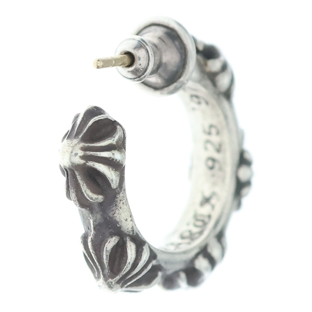 CHROME HEARTS(クロムハーツ) HOOP CROSS クロスバンド フープピアス シルバー BCA100