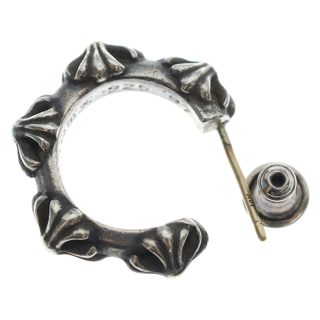 CHROME HEARTS(クロムハーツ) HOOP CROSS クロスバンド フープピアス シルバー BCA100