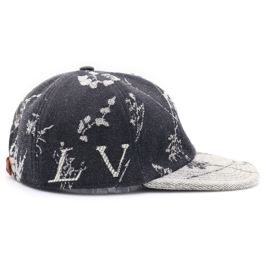 LOUIS VUITTON(ルイヴィトン) キャスケット・イージーフィット フラワー キャップ ブラック/ホワイト MP2738