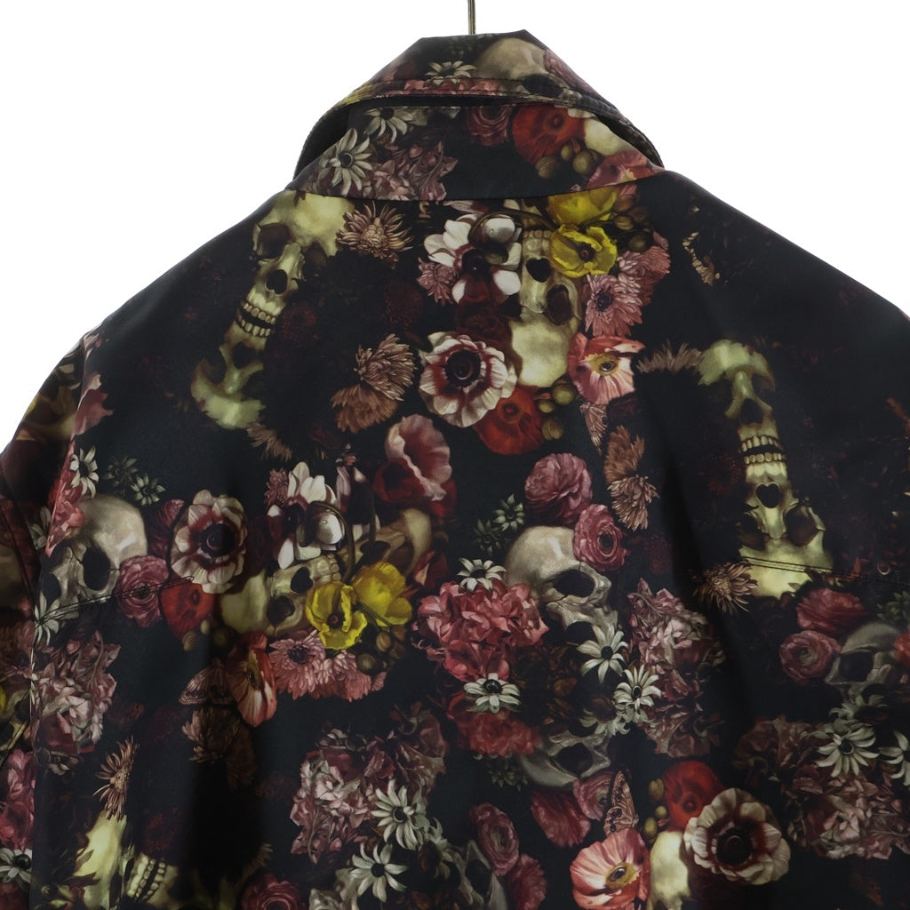 DIOR(ディオール) 17SS xTORU KAMEI Vanitas Skull Flower Bomber Jacket 亀井徹 ヴァニタススカルフラワー ボンバージャケット マルチカラー 763C477A3999