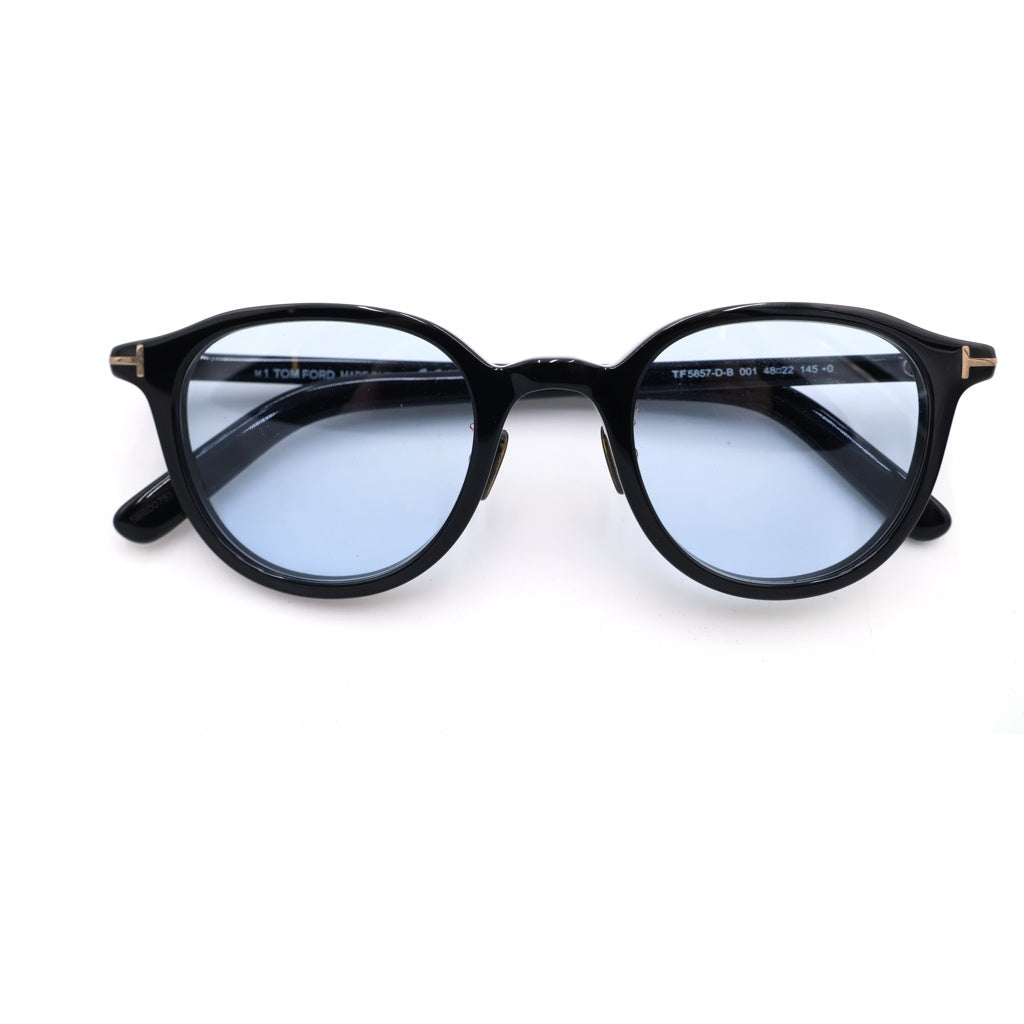 TOM FORD(トムフォード) ボストンシェイプ セルフフレーム サングラス メガネ ブラック TF5857-D-B 001