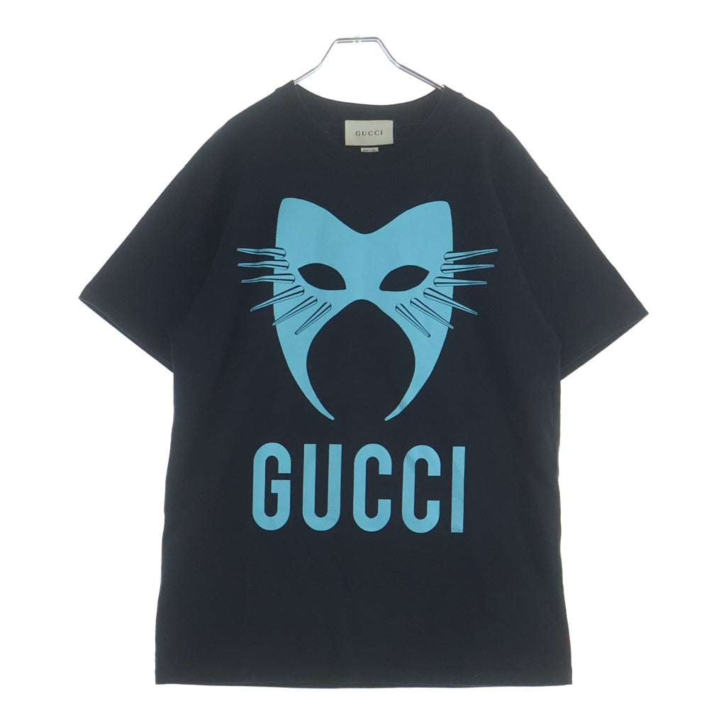 GUCCI(グッチ) Manifesto Oversize T-Shirt マニフェスト オーバーサイズTシャツ ショートスリーブカットソー ブラック 565806 XJBTX