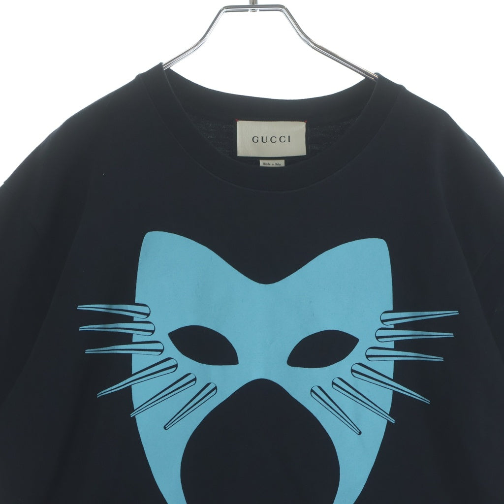 GUCCI(グッチ) Manifesto Oversize T-Shirt マニフェスト オーバーサイズTシャツ ショートスリーブカットソー ブラック 565806 XJBTX