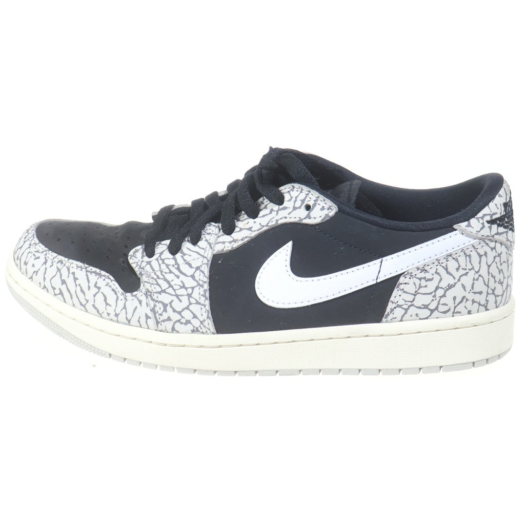 NIKE(ナイキ) AIR JORDAN 1 RETRO LOW OG BLACK CEMENT エアジョーダン1 レトロ ブラックセメント ローカットスニーカー グレー/ブラック US9.5/27.5cm CZ0790-001