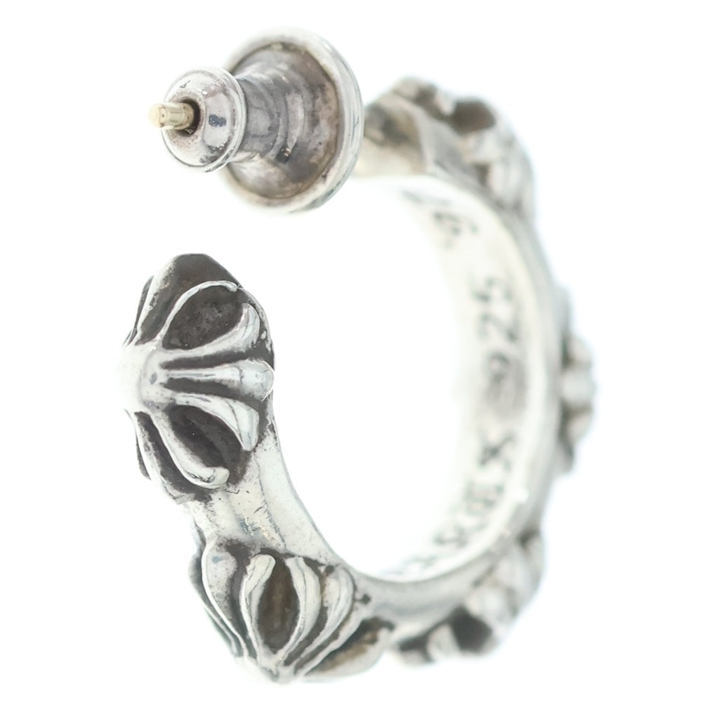 CHROME HEARTS(クロムハーツ) HOOP CROSS クロスバンド フープピアス シルバー BCA100 レディース