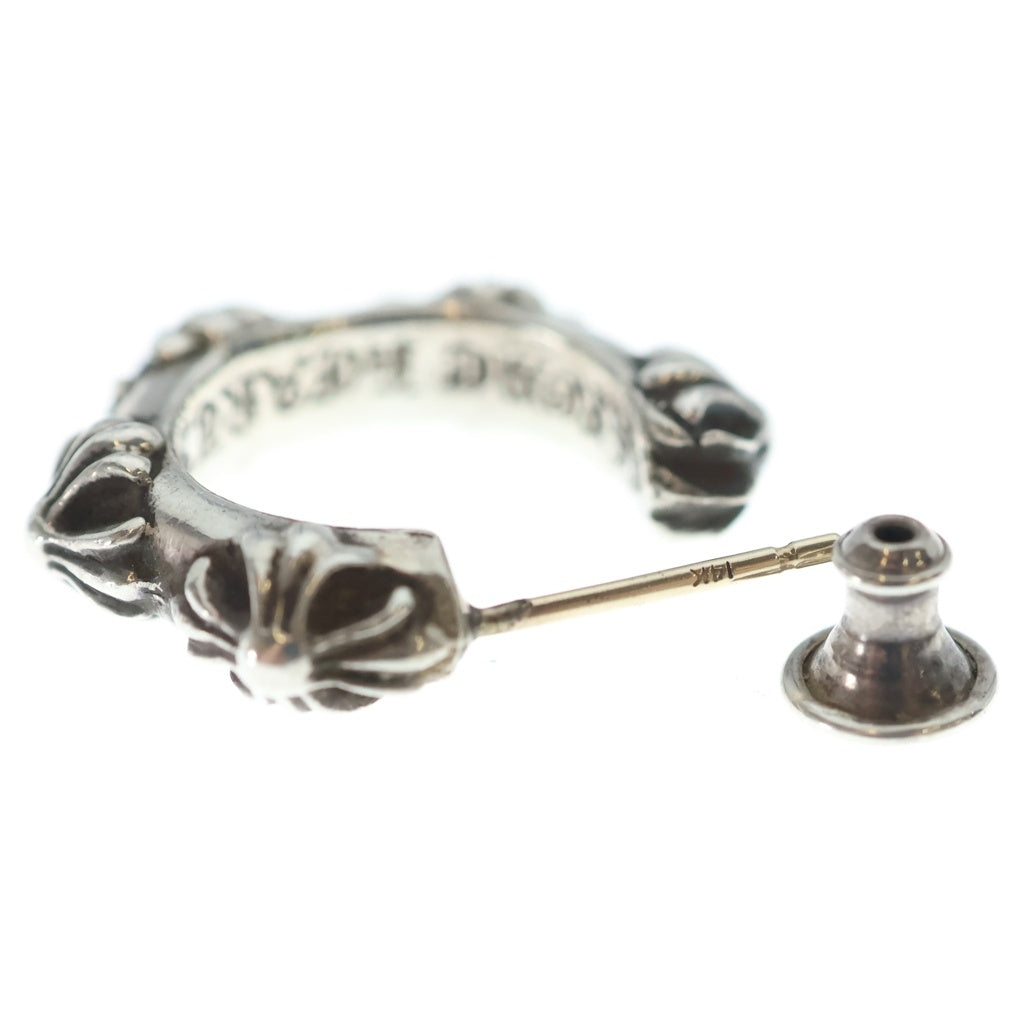 CHROME HEARTS(クロムハーツ) HOOP CROSS クロスバンド フープピアス シルバー BCA100 レディース