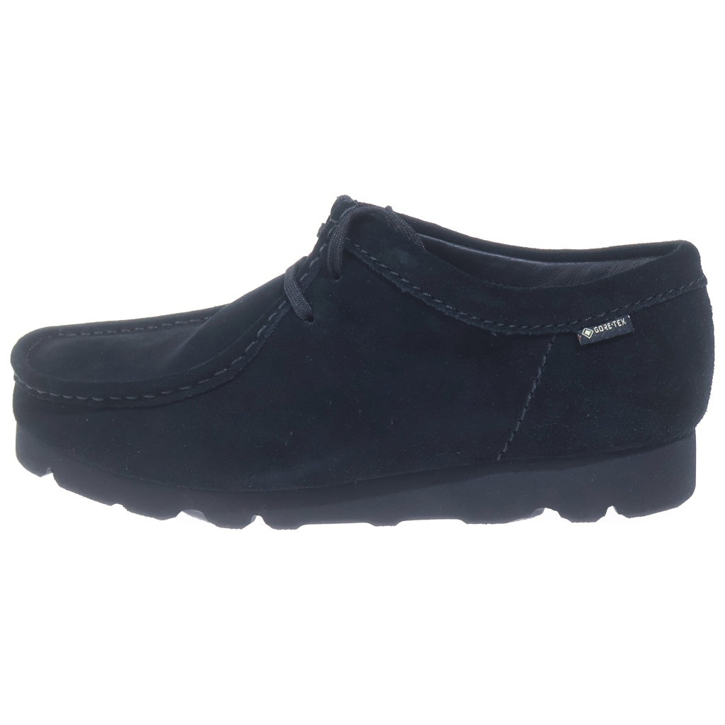 Clarks(クラークス) Wallabee GTX ワラビー ゴアテックス スエード シューズ ブラック 61908021