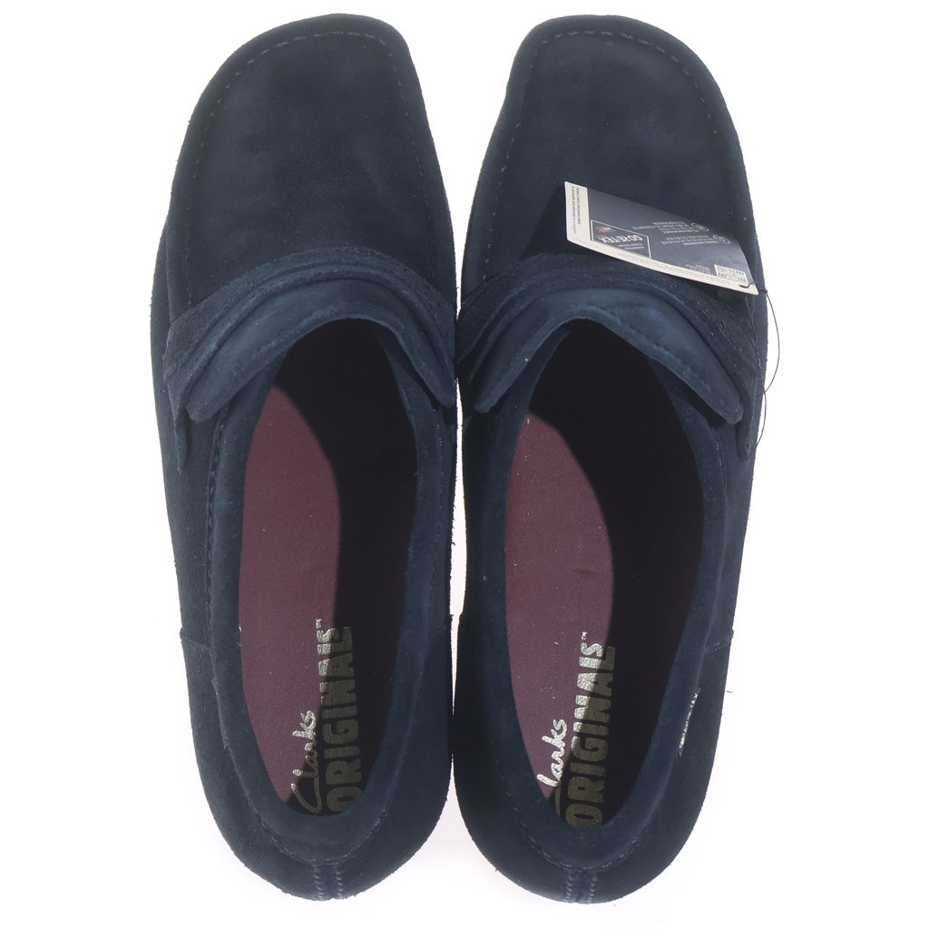 Clarks(クラークス) WallaLoafer GTX ワラローファー ゴアテックス スエード シューズ ブラック 62001408
