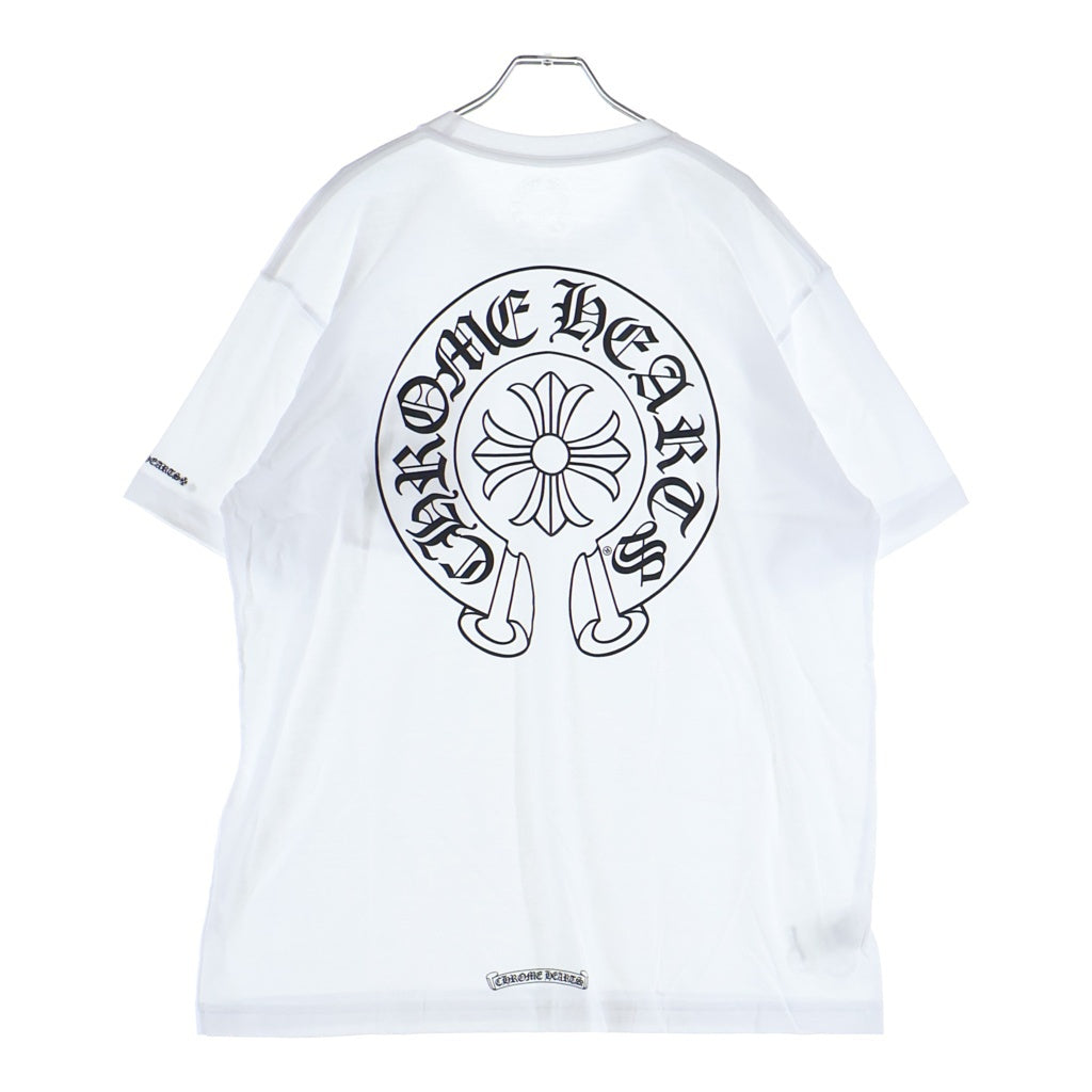 CHROME HEARTS クロムハーツ Tシャツ半袖ホワイト CH120サイズ CHROME HEARTS(クロムハーツ) CH T-SHIRT バックホースシュープリント