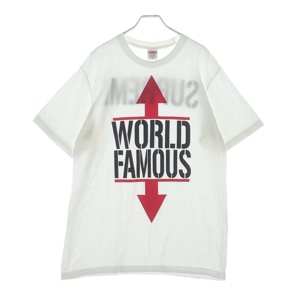 SUPREME(シュプリーム) 26SS World Famous S/S Tee フロントプリント クルーネック 半袖Tシャツ ホワイト