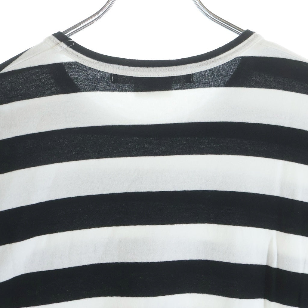 COMME des GARCONS COMME des GARCONS(コムデギャルソンコムデギャルソン) サイドポケットドッキング ボーダー クルーネック長袖Tシャツ ロングスリーブカットソー レディース RC-T007