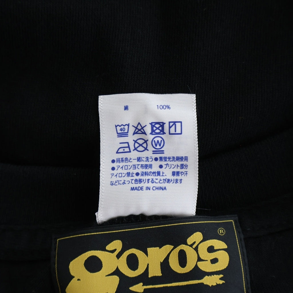 goro's(ゴローズ) 新型 mitakuye oyasin 胸ポケット 半袖 クルーネック Tシャツ カットソー ブラック