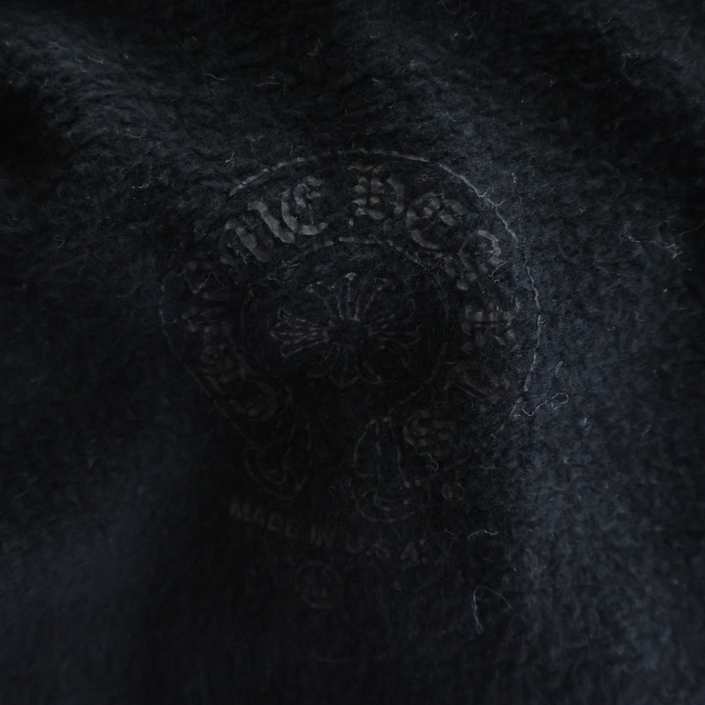 CHROME HEARTS(クロムハーツ) Multicolor Sleeve Logo Horseshoe Pullover Hoodie マルチカラー スリーブホースシューロゴ プルオーバーパーカー フーディー ブラック
