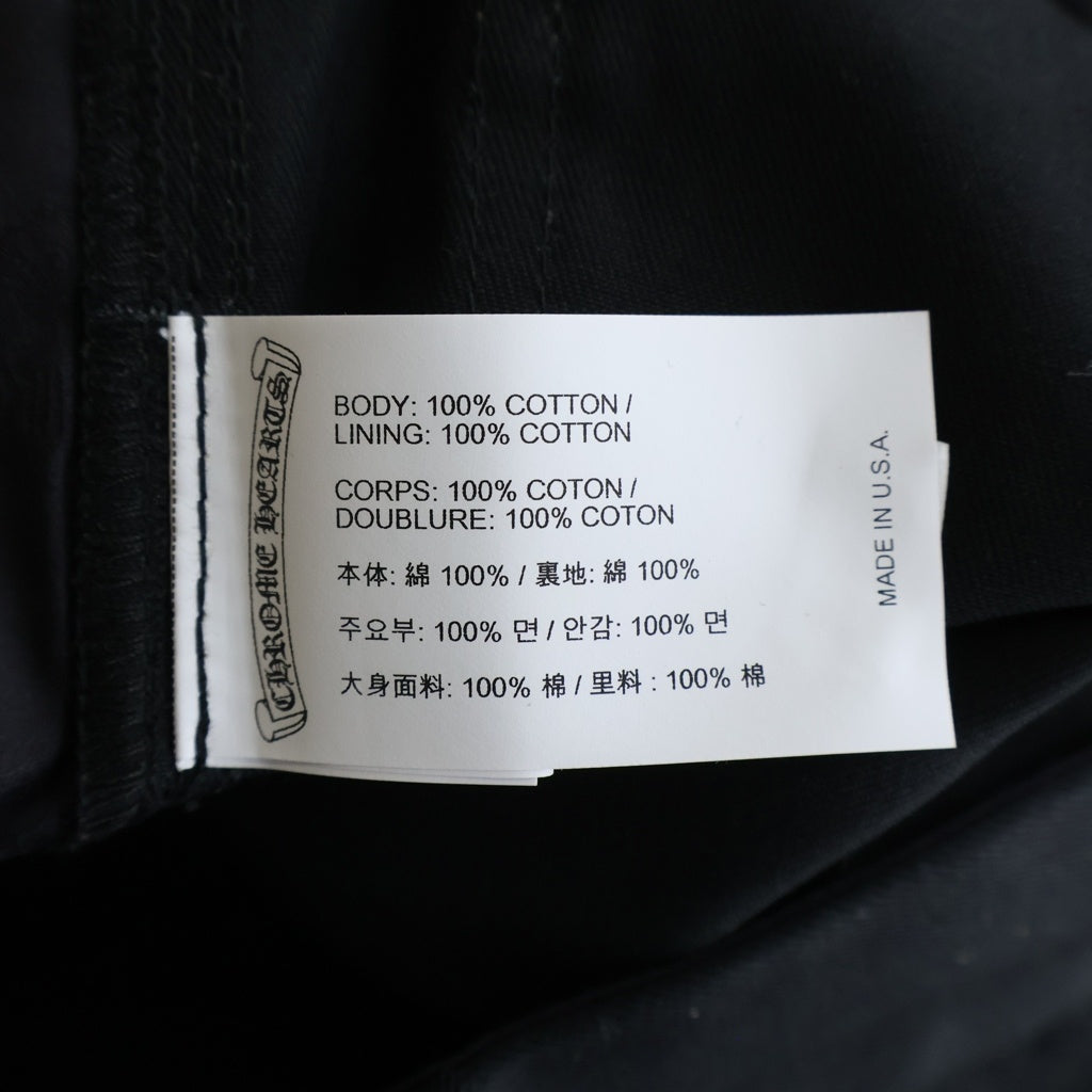 CHROME HEARTS(クロムハーツ) Carpenter Double Knee Cross Ball Pants カーペンター ダブルニー クロスボール パンツ ブラック
