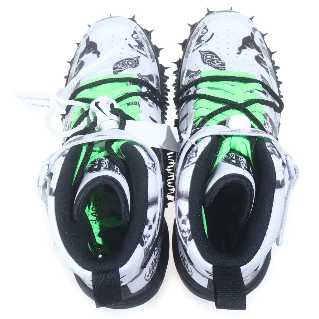 NIKE(ナイキ) ×OFF WHITE オフホワイト Air Force 1 Mid Grim Reaper エアフォース1 ミッド グリムリーパー ハイカットスニーカー US9.5/27.5cm DR0500 102