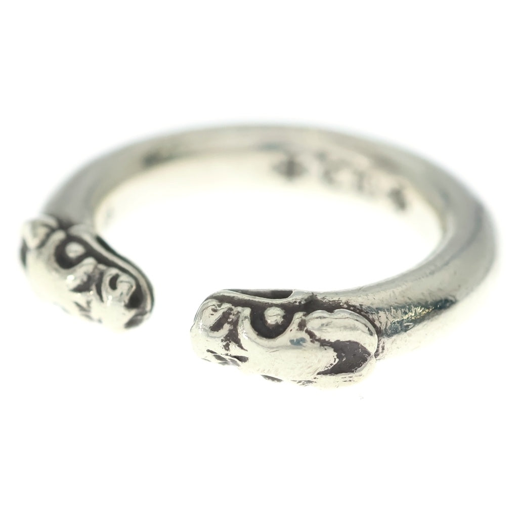 CHROME HEARTS(クロムハーツ) DOUBLE DOG RING ダブルドッグ リング シルバー