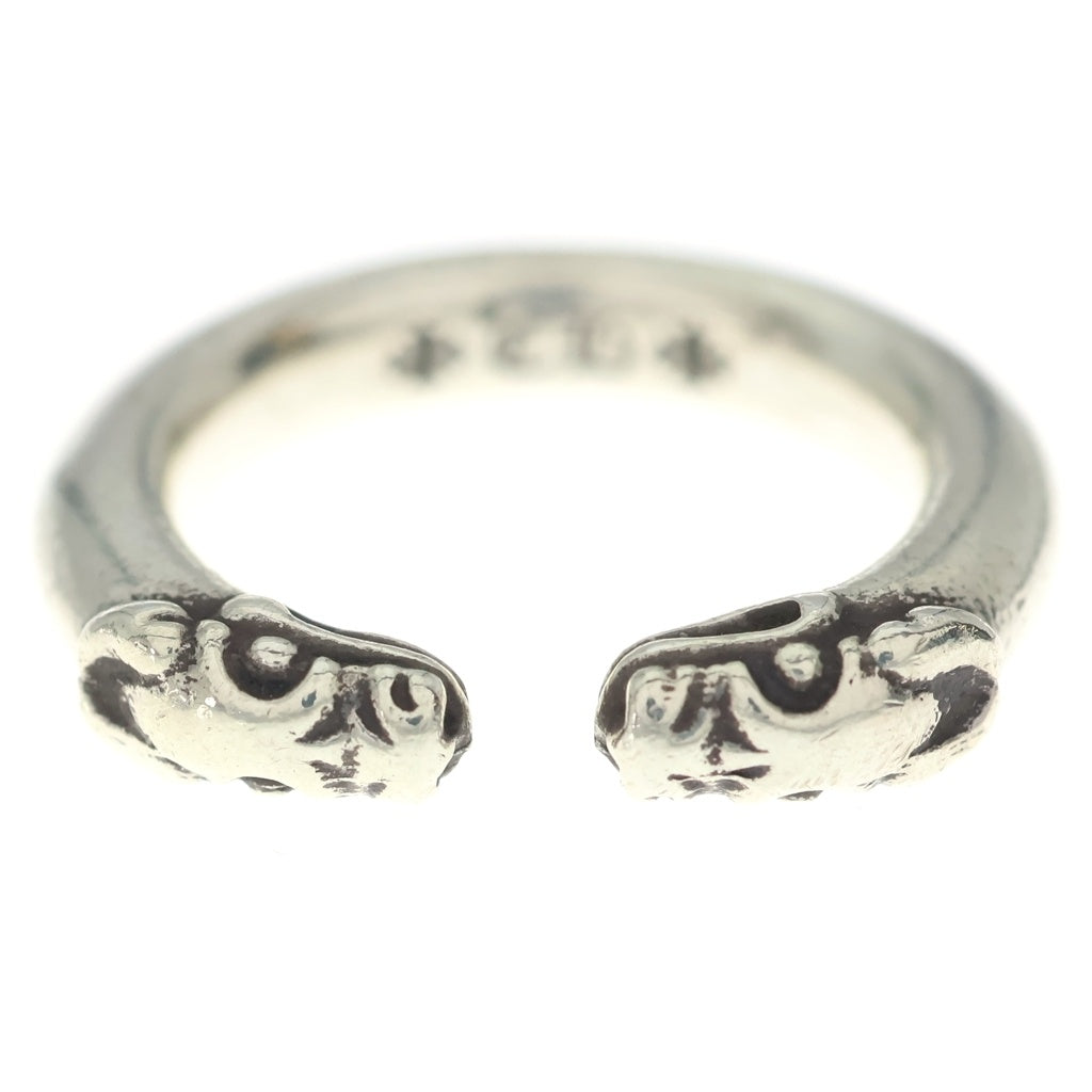 CHROME HEARTS(クロムハーツ) DOUBLE DOG RING ダブルドッグ リング シルバー
