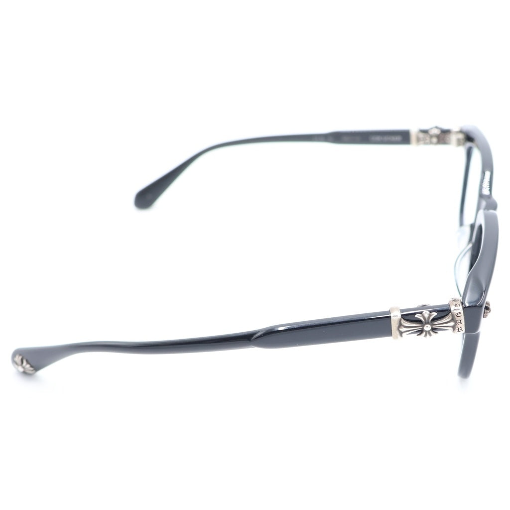 CHROME HEARTS(クロムハーツ) COX UCKER サイド CHクロス スクエア サングラス メガネ ブラック