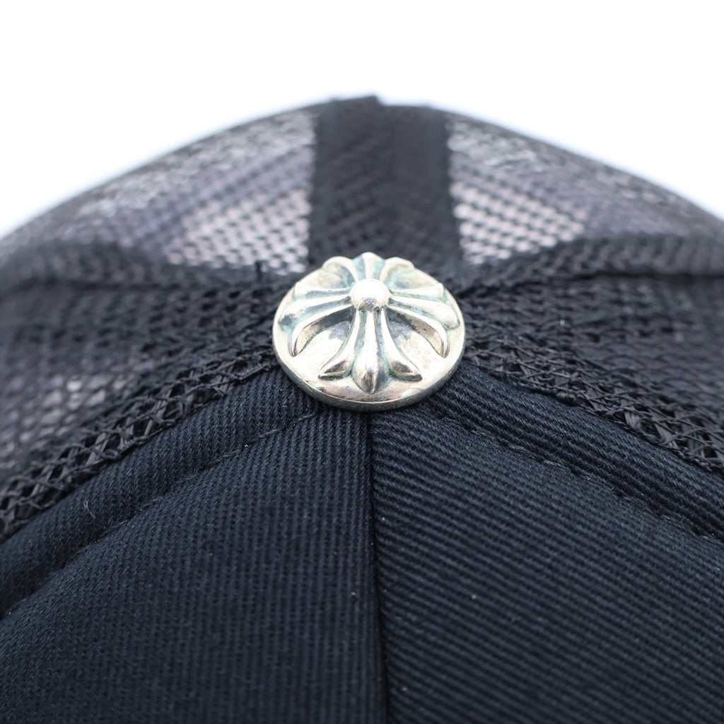 CHROME HEARTS(クロムハーツ) TRUCKER CAP PARIS CHパッチ メッシュ トラッカーキャップ 帽子 ブラック
