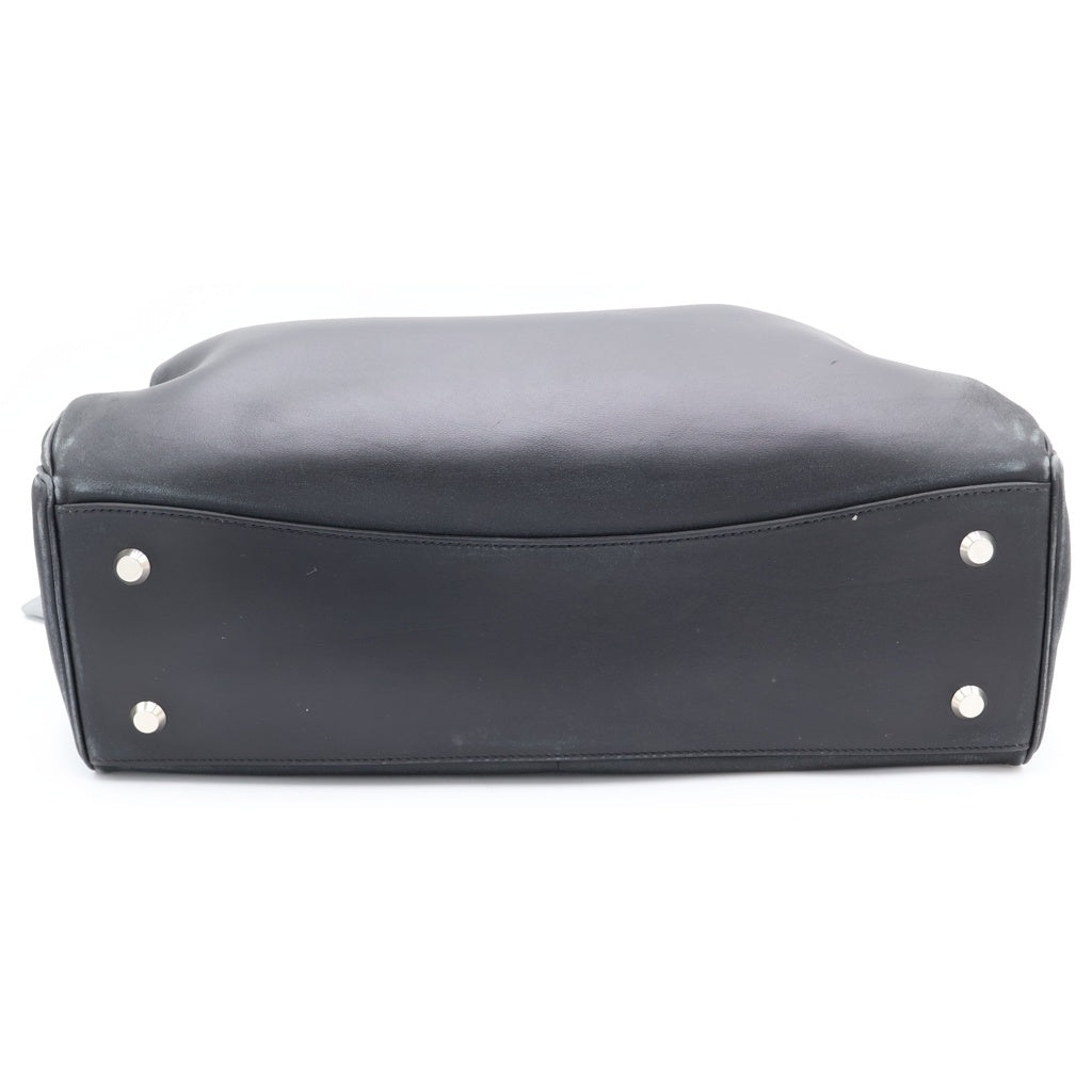 BALENCIAGA(バレンシアガ) Rodeo ラージ チャーム付き レザー ハンドバッグ ブラック 251342F046003 レディース