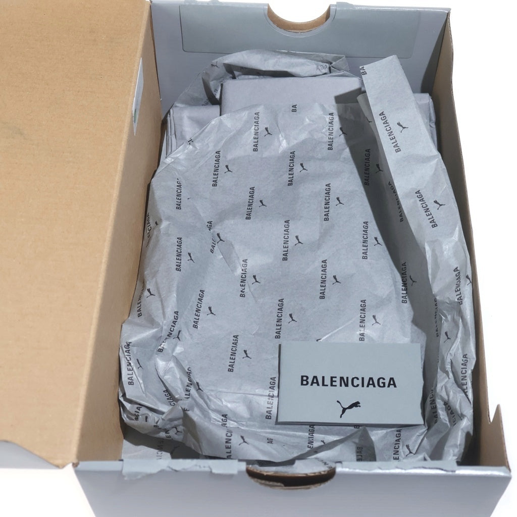 BALENCIAGA(バレンシアガ) ×puma speedcat 406519-02 プーマ スピードキャット デストロイ加工 スエード ローカットスニーカー ブラック