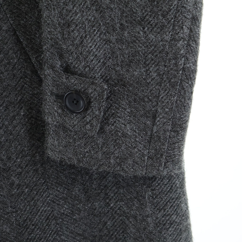 LOUIS VUITTON(ルイヴィトン) 18AW ヘリンボーン チェスターコート グレー RM182 HSP HFC71W